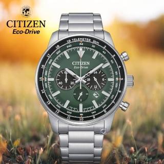 【CITIZEN 星辰】光動能錶 計時腕錶 男錶 手錶 指標錶 禮物 推薦(CA4500-91X)