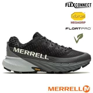 【MERRELL】男 AGILITY PEAK 5 輕量越野健行鞋.透氣登山鞋.戶外休閒運動鞋(ML067759 黑灰色)