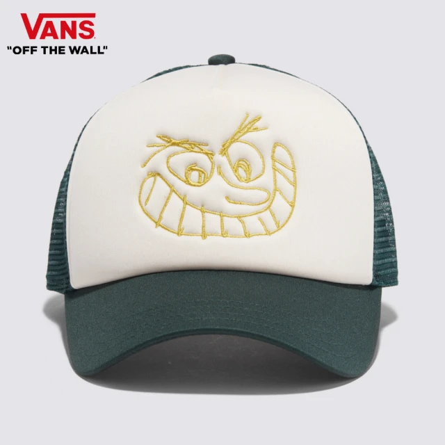 VANS 官方旗艦 Skate Smile 男女款綠色卡車司機網帽