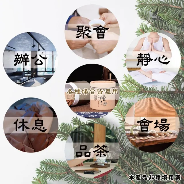 【香道】檀香環香盤 超值六盒組(鎮定心緒 天然楠木粘粉 淨化身心靈)