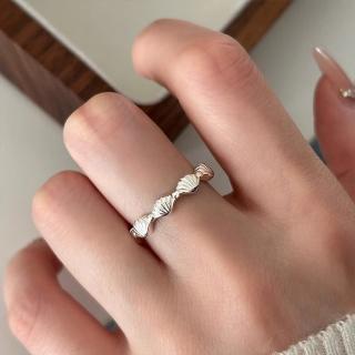 【KT DADA】包包 純銀戒指 貝殼戒指 戒指女生 ins戒指 指環 開口戒指 可愛戒指 韓國戒指 日系戒指 金