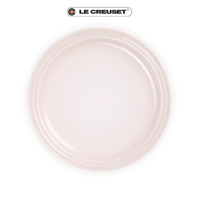 【Le Creuset】瓷器圓盤23cm(無花果/貝殼粉/芥末黃 3色選1)