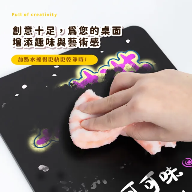【創意】櫸木壓克力桌上型手繪小黑板(留言板 塗鴉 廣告看板 擺攤 辦公室 直播 教學 櫃台 餐廳 備忘錄)