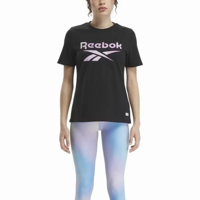 【REEBOK】Gradient Graphic Tee 女 短袖 上衣 T恤 運動 休閒 黑(100203704)