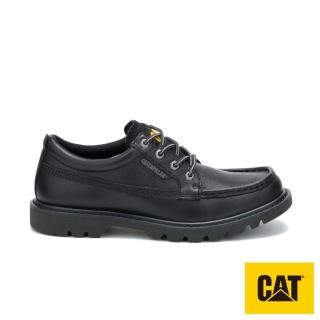 【CAT】COLORADO MOC TOE LOW 低筒休閒真皮鞋 黑色 男(CA726069)