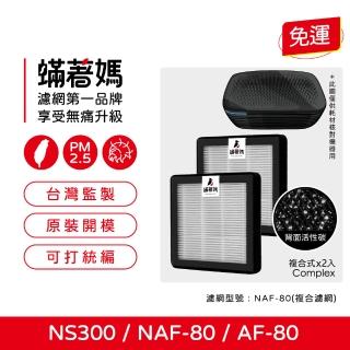 【著媽】獨家開發濾網2入優惠組(適用 BOSCH NS300 NAF-80 AF-80 博世 移動式車用空氣清淨機)