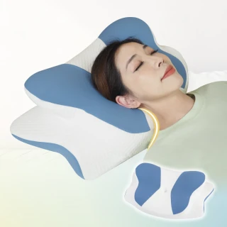 【Pure Sleep 純好眠】蝶の羽翼枕(日本暢銷 記憶枕 護頸支撐枕頭 助眠)