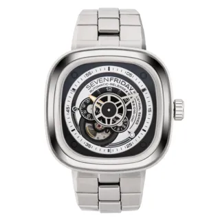 【SEVENFRIDAY】P系列 P1B/01M 不鏽鋼鍊帶款/47mm(P1B-01M)