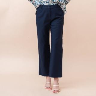 【perng yuh 芃諭名品】*快意時尚 輕彈 寬直筒 九分褲(2024 AW Collection｜3C秋冬新品上市)