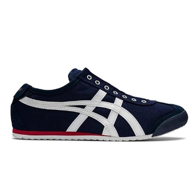 【Onitsuka Tiger】鬼塚虎 MEXICO 66 SLIP-ON 休閒鞋 藍底白邊 (1183A360-401)