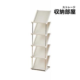 【收納部屋】2件組-節省空間斜口牆角鞋架 五層款(鞋櫃 簡易鞋架 拖鞋架 門後鞋架)