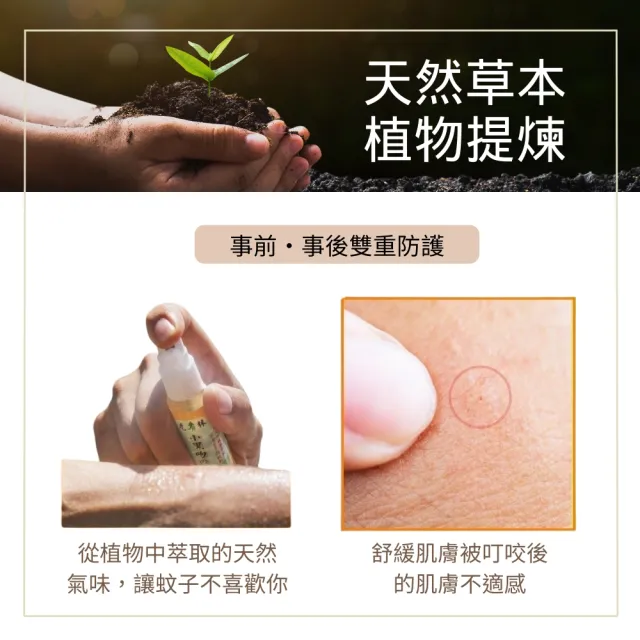 【Mibobebe】虎林 小黑吻の防蚊噴霧 隨身瓶20ml*5入(防小黑蚊 植物精油配方 舒緩防蚊 天然無毒)