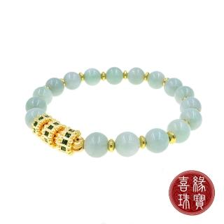 【喜緣玉品】618限定★一直鑽芙蓉翡翠手珠(7mm)