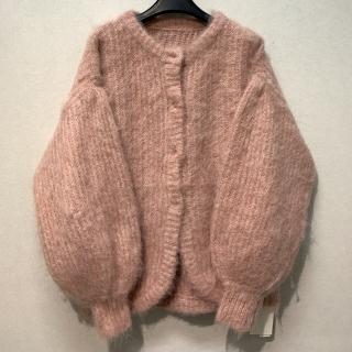 【巴黎精品】現貨+預購 針織外套毛衣罩衫(泡泡袖馬海毛保暖女外套3色a1er43)