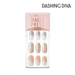 即期品【DASHING DIVA】MAGICPRESS薄型美甲片_舞動青春(長橢圓 25/07)