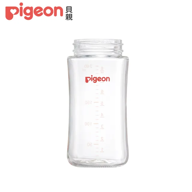 【Pigeon貝親官方直營】第三代寬口玻璃自組奶瓶240ml