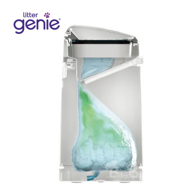【Litter Genie】加拿大 Litter Genie 第四代貓咪鎖便桶(密封除臭 貓砂桶 貓砂垃圾桶 貓便盆)