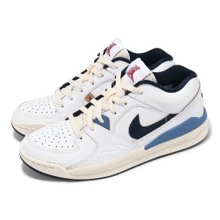 【NIKE 耐吉】休閒鞋 Jordan Stadium 90 男鞋 白 藍 紅 內外不同色 喬丹 復古(HM3713-141)