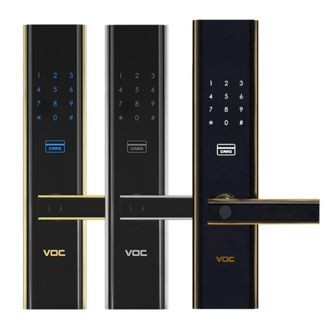 【VOC】X9+ 五合一把手式電子鎖(遠端手機開門│指紋│卡片│密碼│鑰匙/含安裝)  