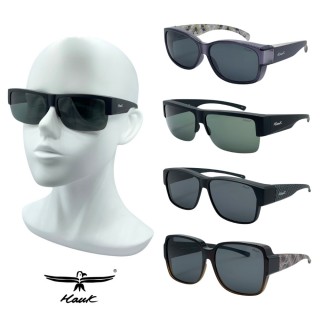 【Hawk 浩客】偏光太陽眼鏡套鏡組合(HK1004、HK1008、HK1024、HK1026、HK1032 多款任選)