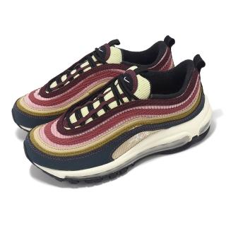 【NIKE 耐吉】休閒鞋 Wmns Air Max 97 SE 女鞋 燈芯絨 氣墊 復古 粉紅 深藍(FB8454-300)