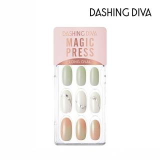 即期品【DASHING DIVA】MAGICPRESS薄型美甲片_瘋狂的時尚(長橢圓 25/07)