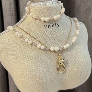 【KARAT】天然 miss 貴珊瑚 白珊瑚 項鍊 + 手鍊
