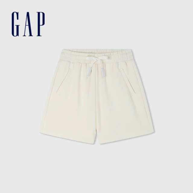 GAP 女裝 鬆緊短褲-卡其色(547331)品牌優惠