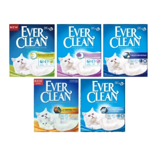 【EverClean 藍鑽】強效凝結除臭貓砂10L-2入組(歐規)