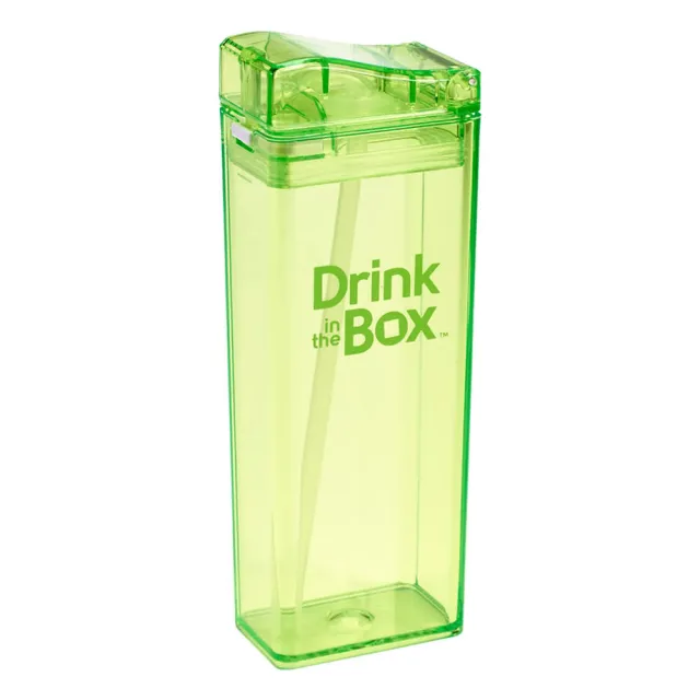 【Drink in the box】Tritan兒童運動大吸管杯355ml*4入超值組(多款繽紛任選)