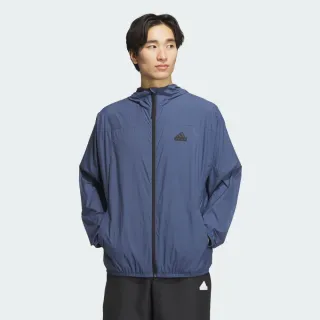 【adidas 愛迪達】CITY ESCAPE 抗UV 連帽外套 防曬外套 男 IT3941