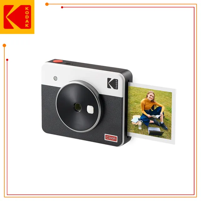 【Kodak 柯達】MINI SHOT3 C300R 拍立得方形相印機(台灣代理 東城數位 公司貨)