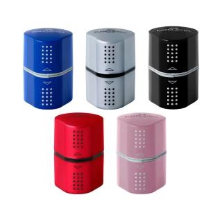 【Faber-Castell】輝柏 DESIGN 精緻多功能削筆器 削鉛筆機 /個 183801/183800/183804/283899(顏色隨機)