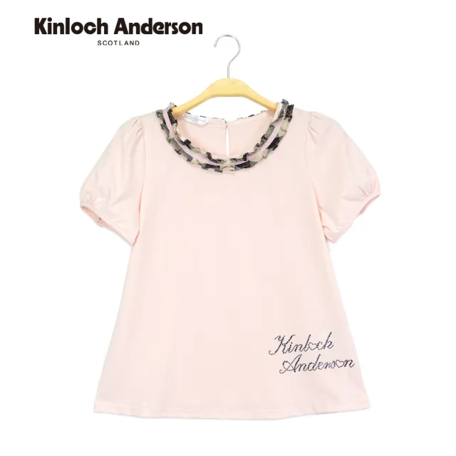 【Kinloch Anderson】英文燙鑽棉T 金安德森女裝(KA1153028)