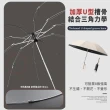 【樂邦】2入/反向環扣黑膠防曬自動雨傘(摺疊傘 反向傘 大傘面 環扣傘 勾勾傘 三折傘 10骨)