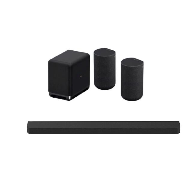 【SONY 索尼】Bar 9 + SA-RS5 + SA-SW5(HT-A9000聲霸家庭劇院組)