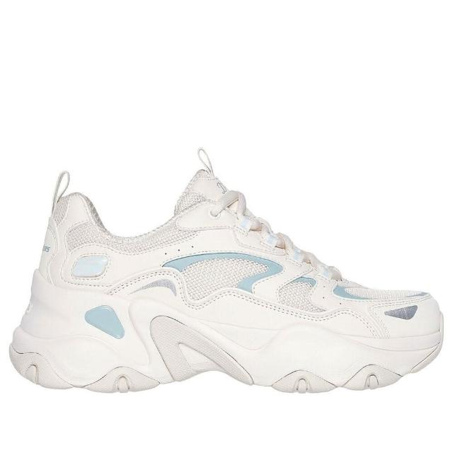 【SKECHERS】D Lites 5.0 女 休閒鞋 經典 復古 厚底 增高 穿搭 米白 藍(150520NTBL)