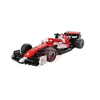 【ToysRUs 玩具反斗城】Cada 1:24 愛快·羅密歐F1 C42積木模型車(玩具 模型 積木 模型車)