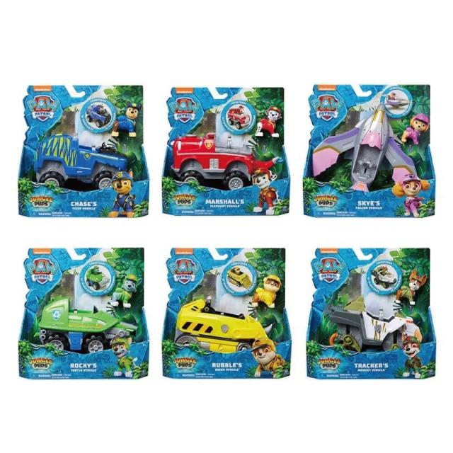 【ToysRUs 玩具反斗城】Paw Patrol 汪汪隊立大功-叢林主題車輛- 隨機發貨(兒童 玩具 玩具車)