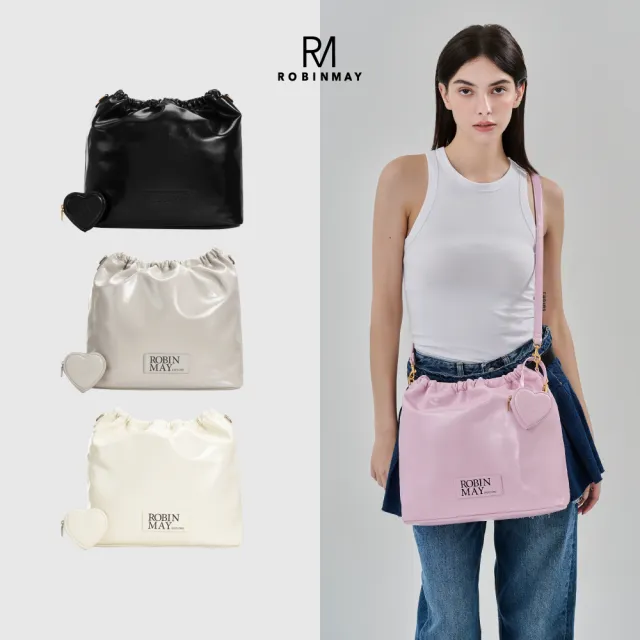ROBINMAY】Queenie 肩背包-L(吸扣封口/多色任選) - momo購物網