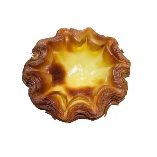 【法布甜】千層可頌蛋塔x4盒(4入/盒_附提袋)