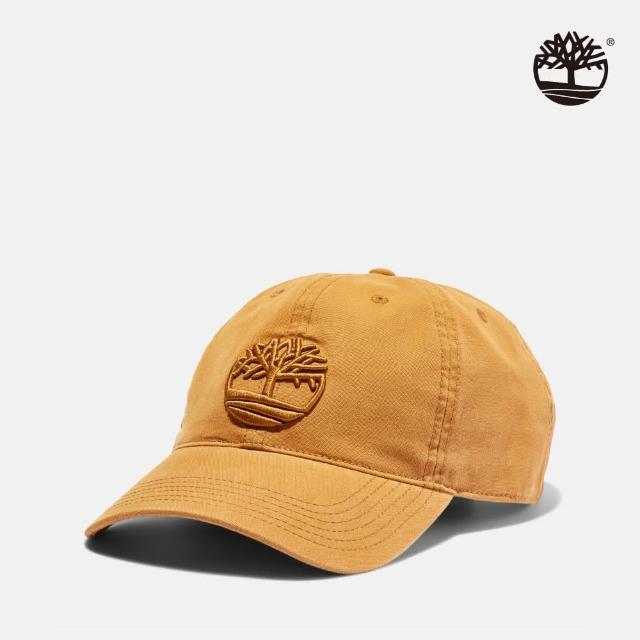 【Timberland 官方旗艦】男款小麥色棉質帆布棒球帽(A1E9M231)