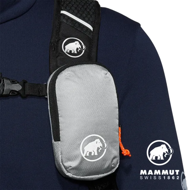 【Mammut 長毛象官方直營】Lithium Add-on Shoulder Pocket 背包肩帶小包 鉑金灰 S號 #2810-00161