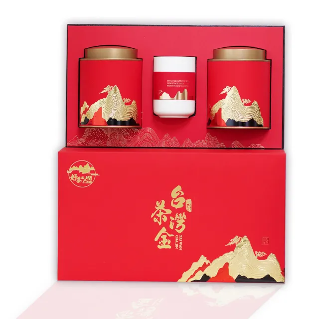 【台灣好茶】福袋 セットD 梨山迎香烏龍、合歡山高冷茶、梨山頂極金萱茶 好茶在人間】登峰至極台灣最高海拔頂級高山茶禮盒(75gx2福壽梨山/罐/+