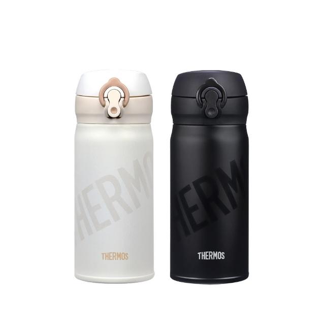 【THERMOS 膳魔師】不鏽鋼超輕量彈蓋真空保溫瓶350ml(JNL-352HL)