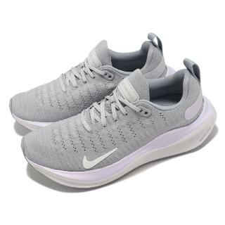 【NIKE 耐吉】防潑水慢跑鞋 Wmns Reactx Infinity Run 4 女鞋 灰 緩震 運動鞋(DR2670-012)