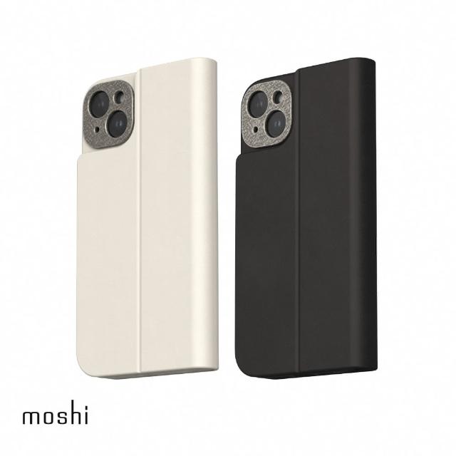【moshi】iPhone 15 Plus Magsafe Overture 磁吸可拆式卡夾型皮套(iPhone 15 Plus)