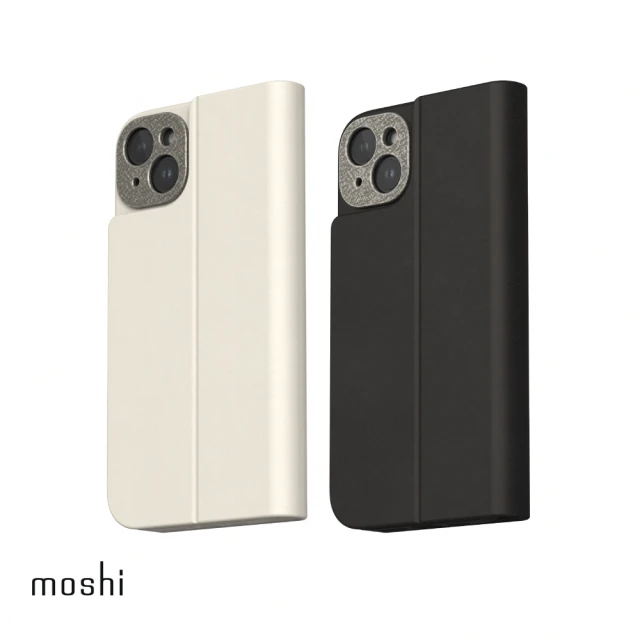 moshi iPhone 15 Plus Magsafe Overture 磁吸可拆式卡夾型皮套(iPhone 15 Plus)