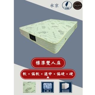 【圓夢小築】清爽涼感天絲、加強護邊獨立筒床墊(標準雙人5尺-水京)