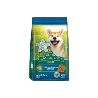 【Classic Pets 加好寶】狗乾糧-雞肉口味 2KG(狗飼料/成犬)